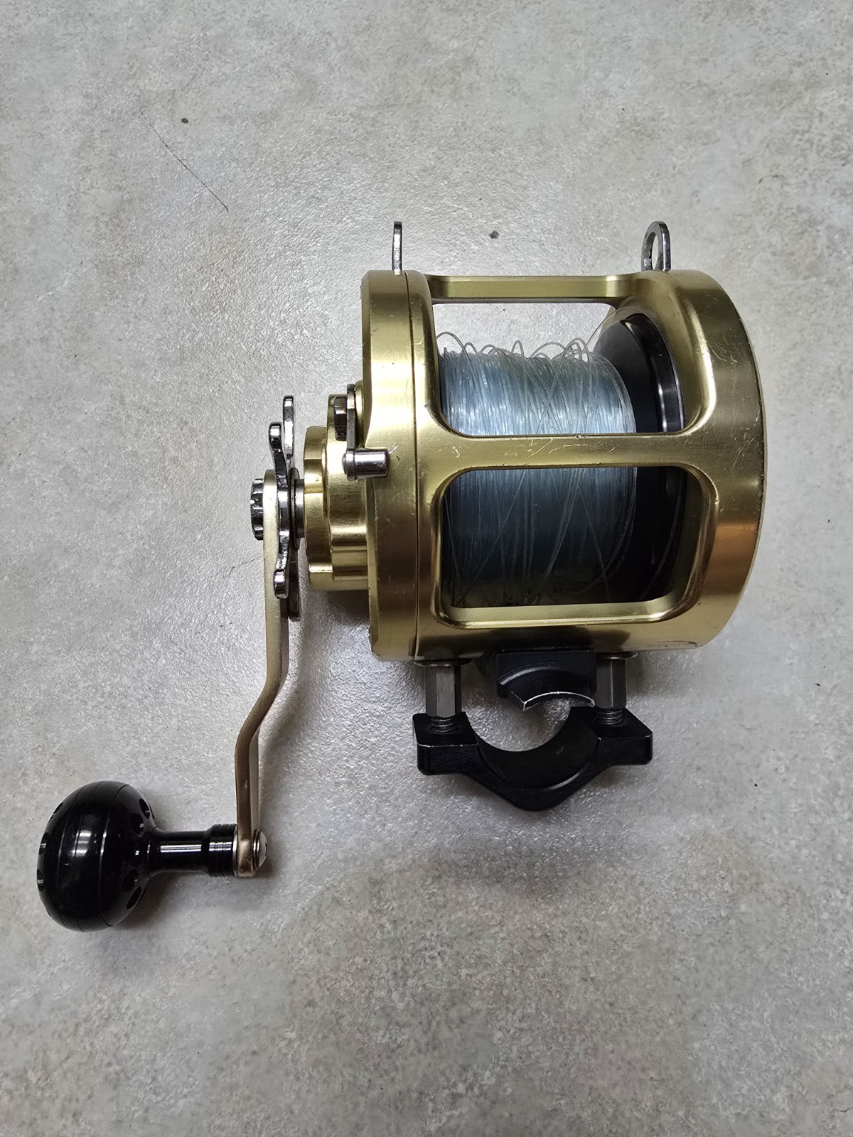 VERY RARE LEE-PRO KC 4/0 NARROW „YELLOWTAIL SPECIAL“ FISHING REEL