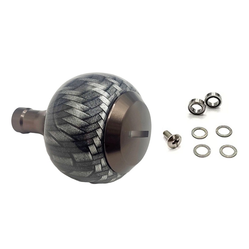 Fishing Reel Grip Ball Knobs for For DAIWA For FUEGO Carbon Fiber and Aluminum