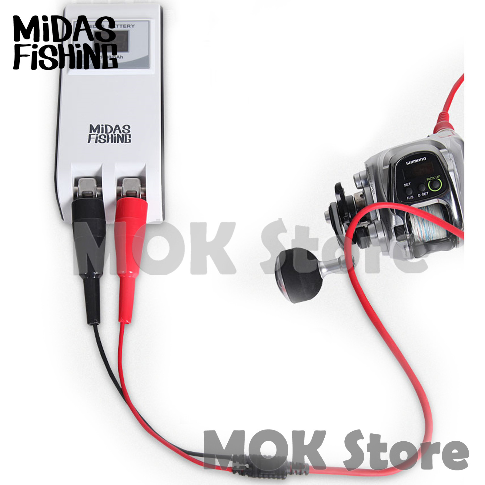 Midas Electric Reel Power Cord Cable For Daiwa Tanacom Shimano Leobritz Seaborg