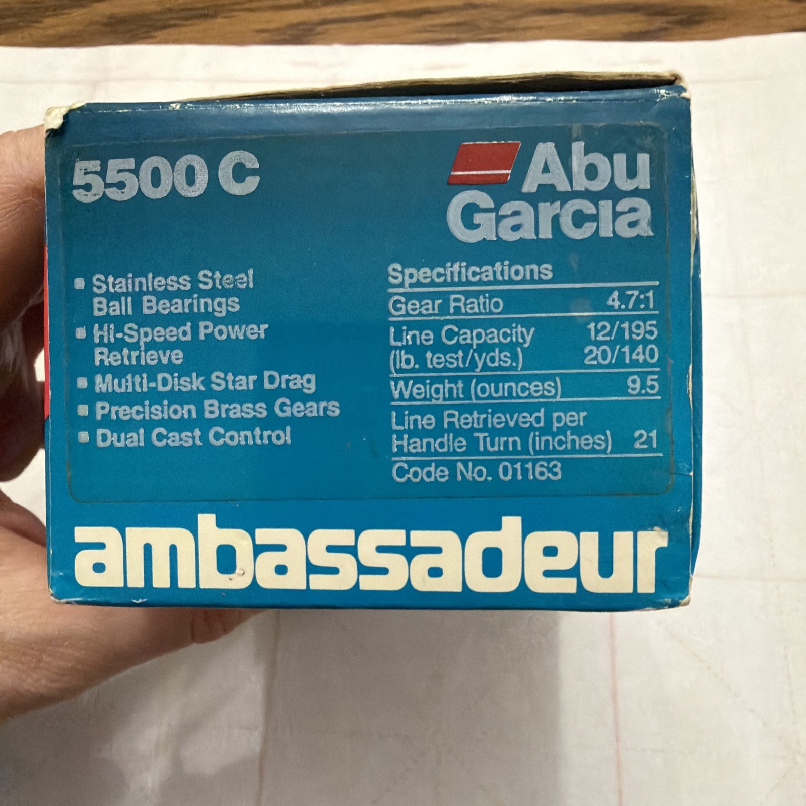 Abu Garcia Ambassadeur 5500c Classic Formation Bait Casting Reel ￼￼￼