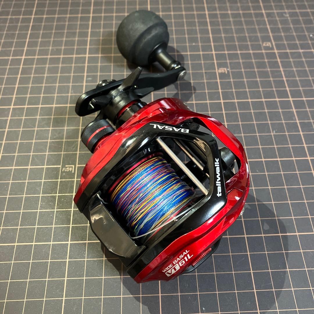 Tailwalk WIDE BASAL VT 61L Bait Reel Left-Hand Used