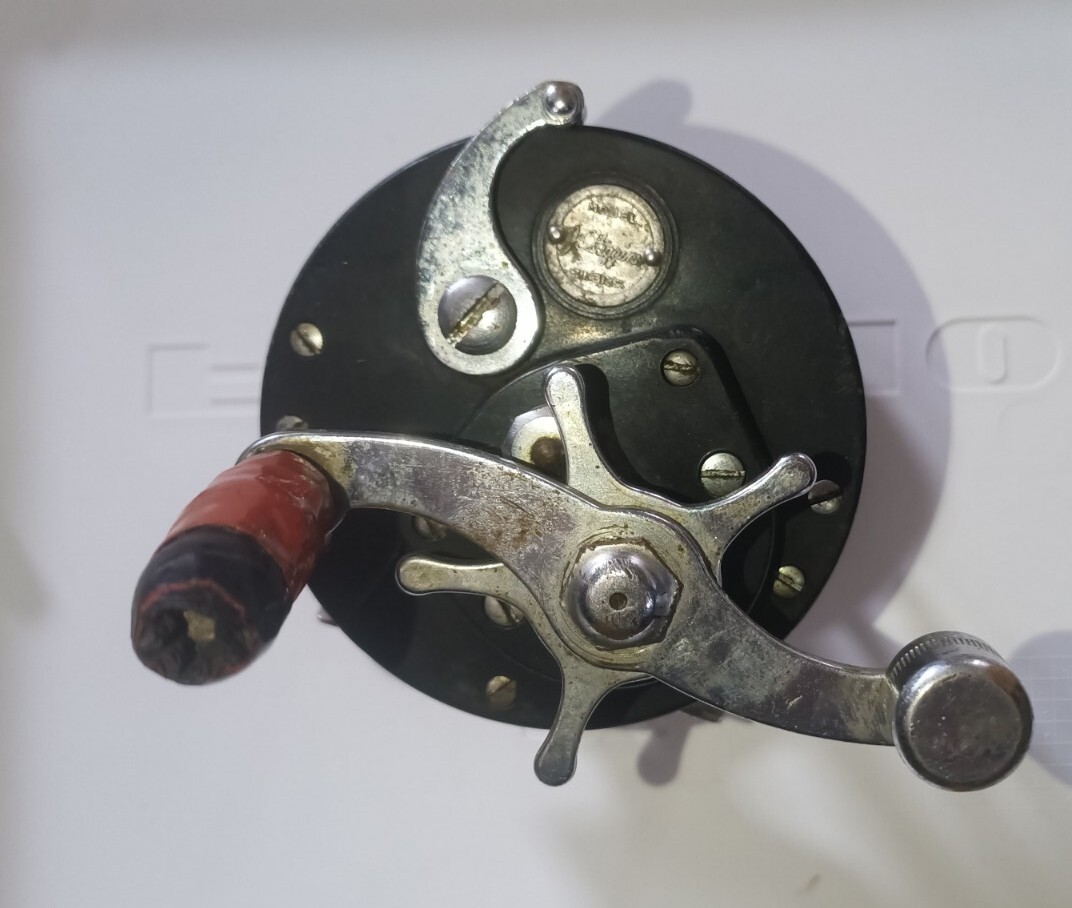 Vintage J. C. Higgins Fishing Reel 311 3137 Salmon Trout Jigging Nautical Decor
