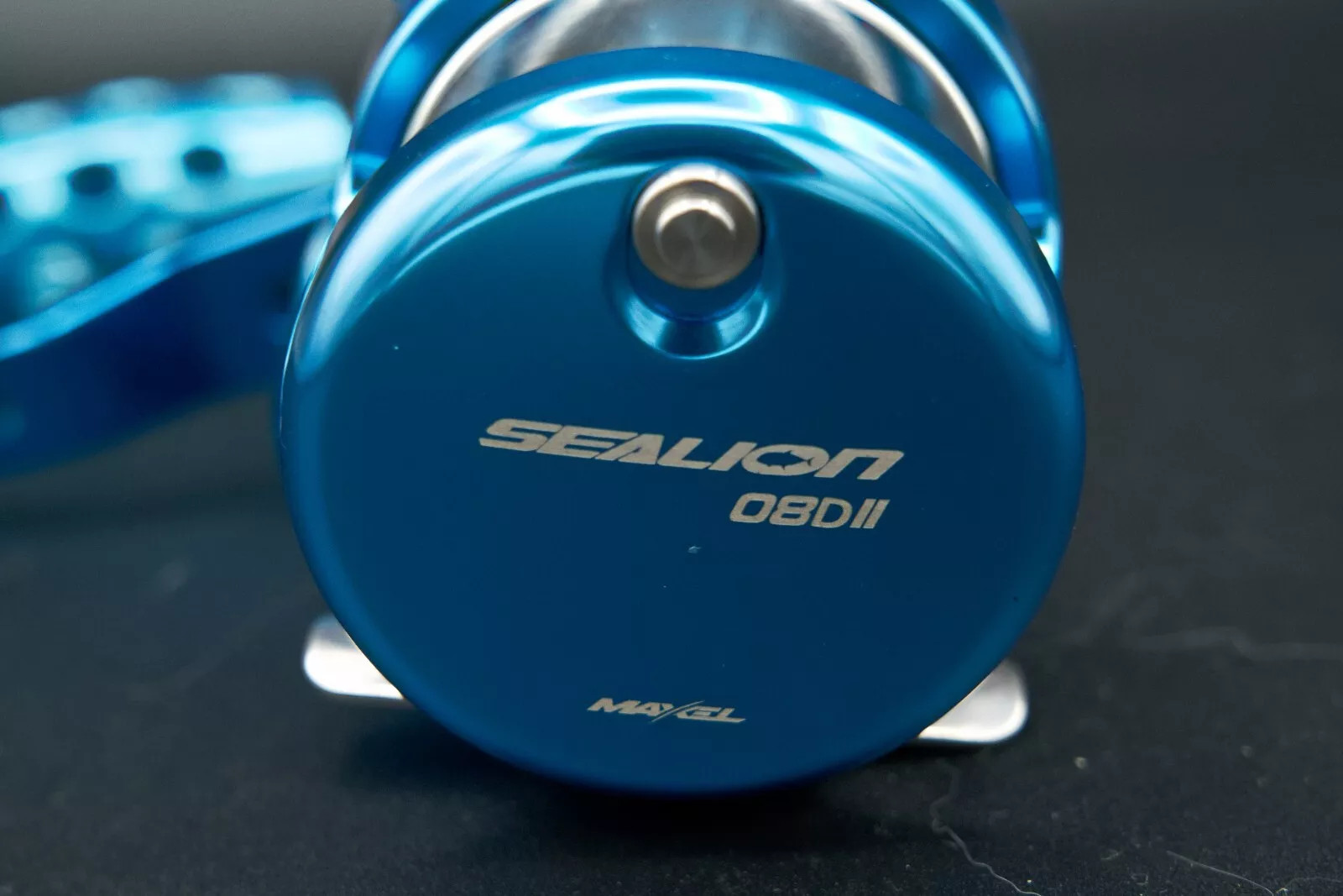 Maxel 2 Speed Lever Drag Convention Jigging Reel Sealion SL08D Blue/Silver