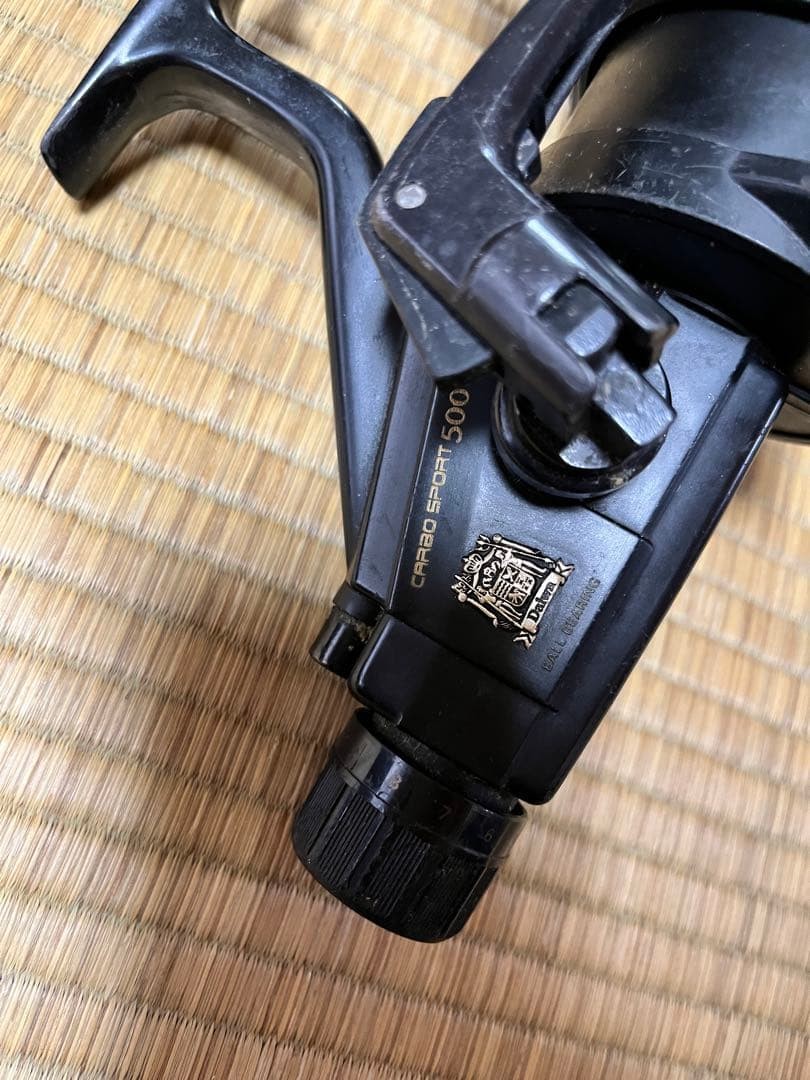 CR-500RD Spinning Reel Black Yellow Lightweight Used