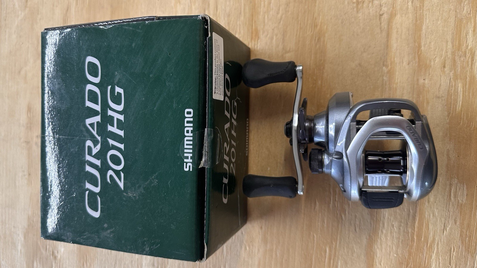 Shimano Curado 201HG Baitcast Reel 201 7.2:1 Gear Ratio Left Handed