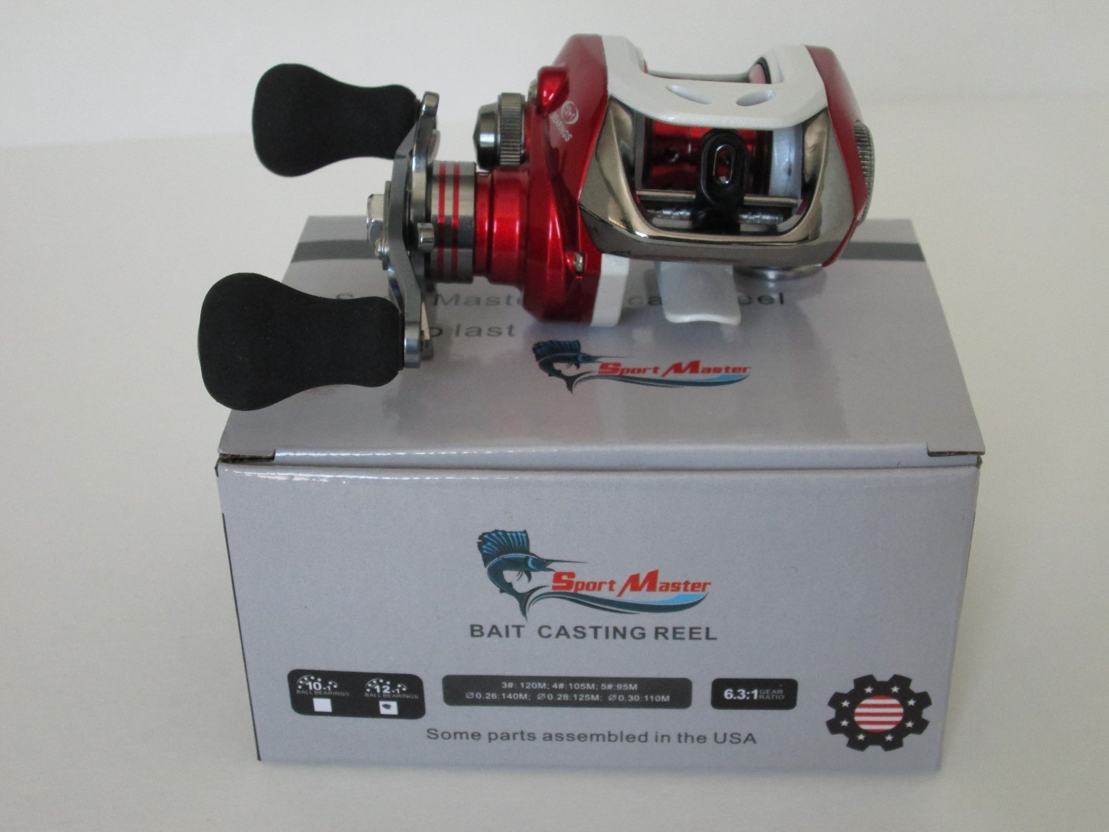 Sport Master Right Hand Low-profile Baitcasting Fishing Reel *USA SELLER**