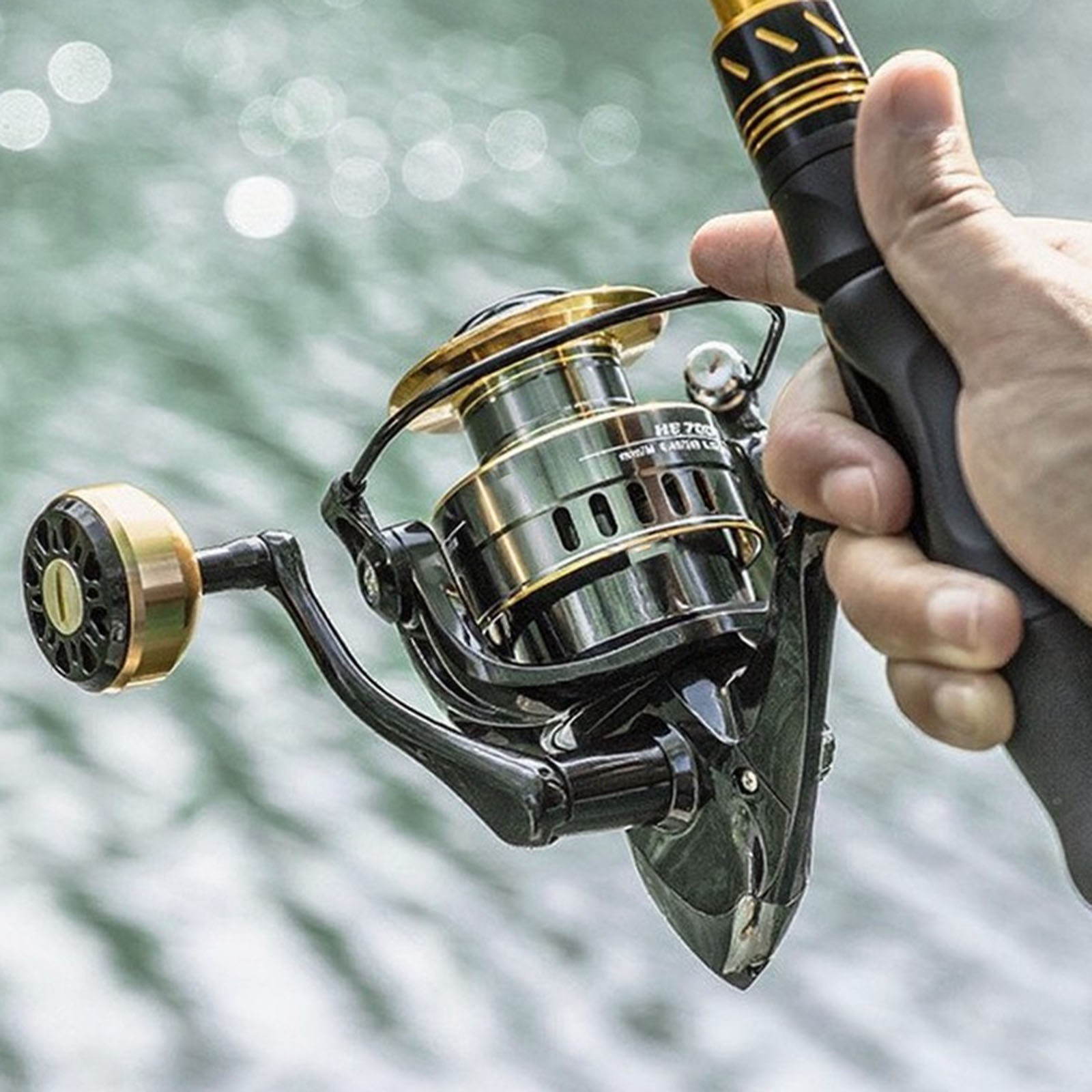 Fishing Reel Metal Body Aluminum Spool Zinc Gear Brass Spindle for Carp