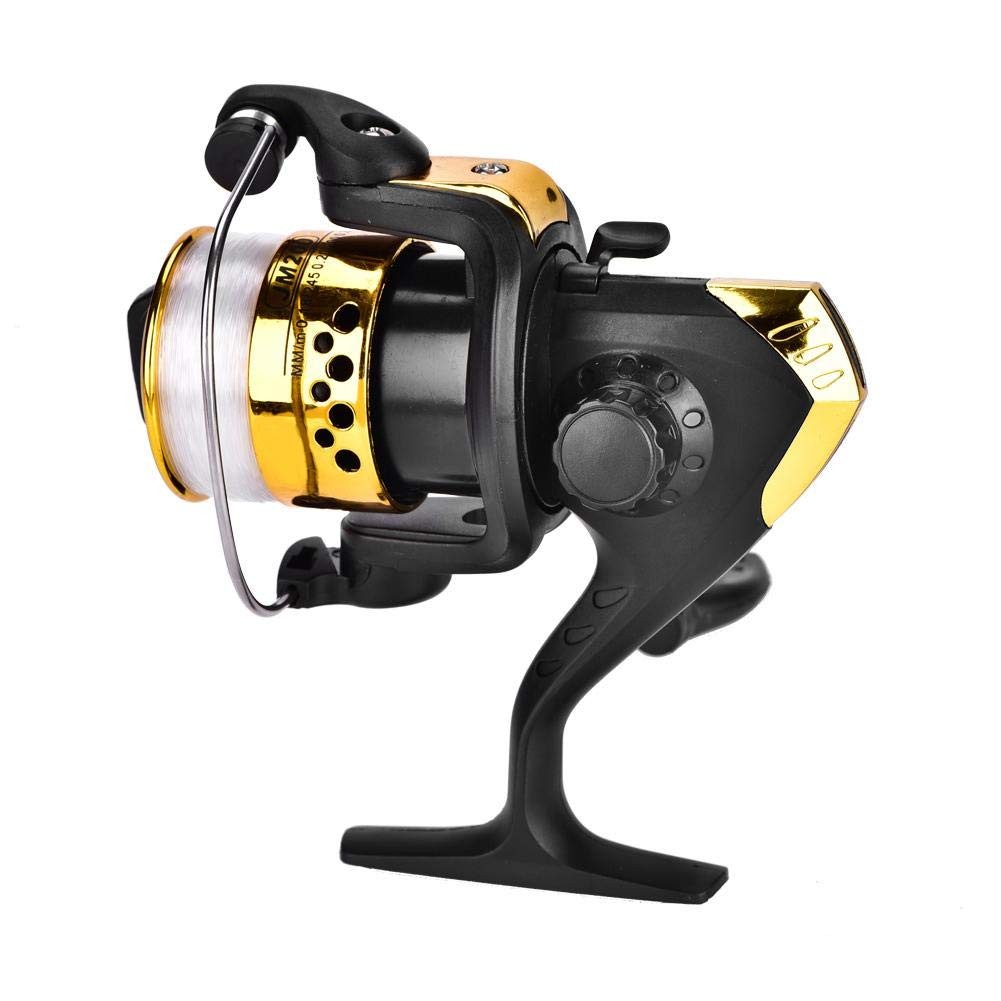 Baitcast Reel, High Quality Freewheel Spinning Reel with Line Pressure Regulator and Flap…