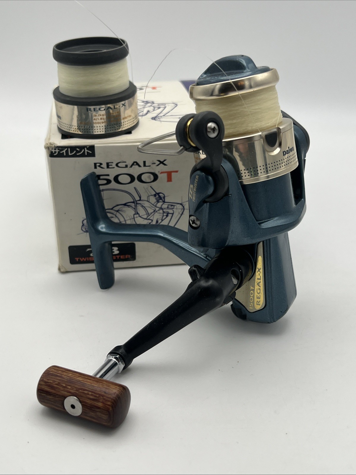 Daiwa Regal REGAL-X 1500T NEW + Extra Spool, Box, Parts List