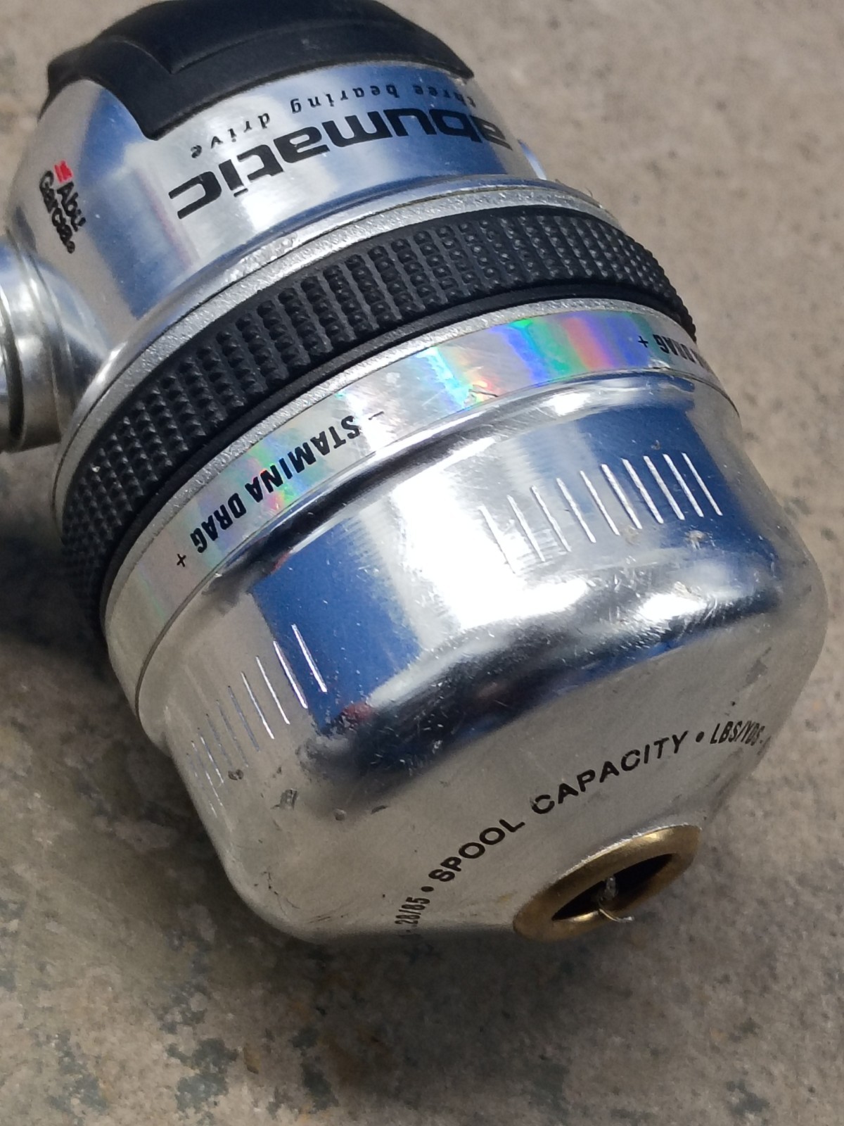 Abu Garcia Abumatic 726 Spincast Reel Closed Face Fishing Reel Made In The USA.