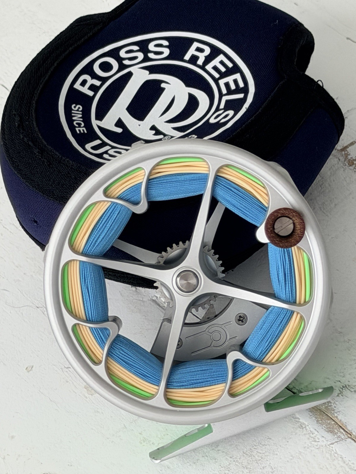 **BEAUTIFUL** 🔥ROSS COLORADO 4/5wt Reel & SA MPX 4wt Line🔥~LEGENDARY~🔥