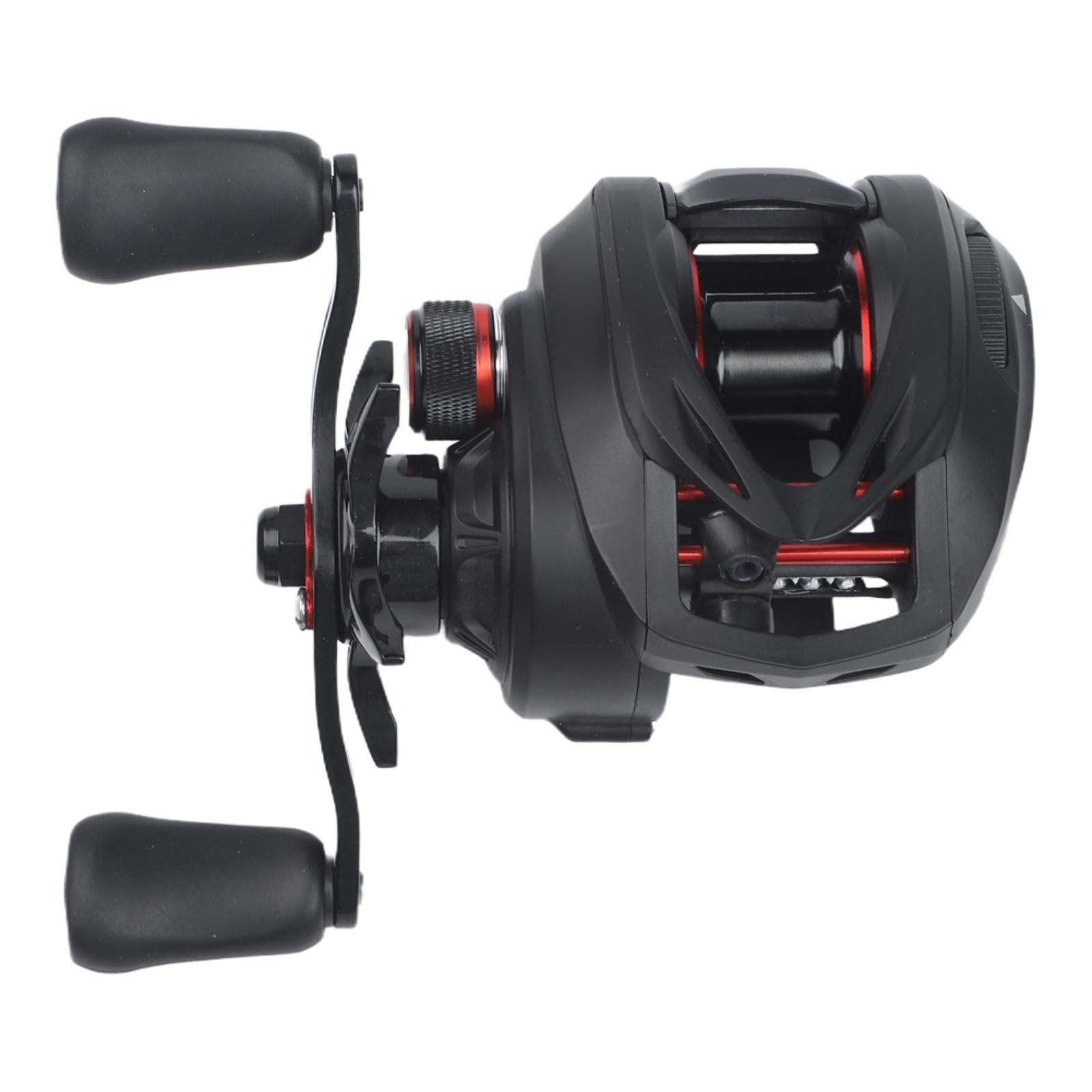 Baitcast Reel Aluminum Alloy Metal Short Spool Fishing Reel Max Drag 6kg