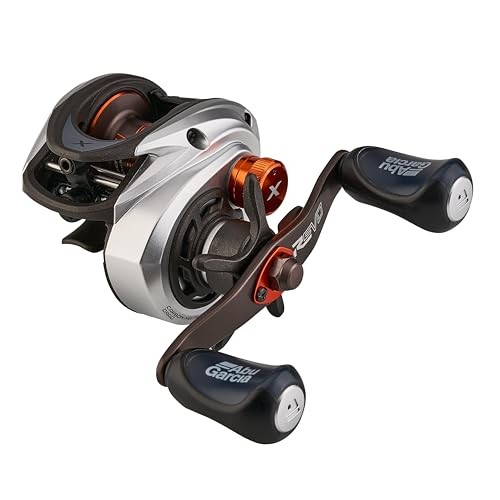 Abu Garcia Revo 5X Left Hand Fishing Reel High Speed 20lb Drag C6 Carbon Frame