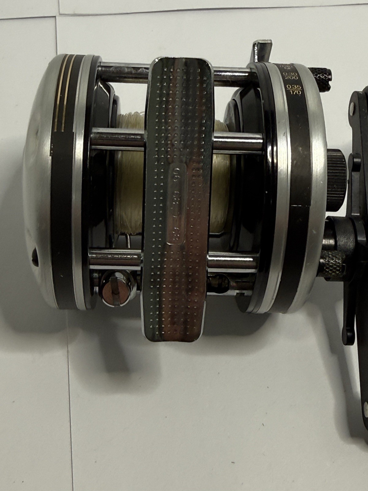Vintage Abu Garcia Ambassadeur 5500C Silver Casting Reel RH Retrieve