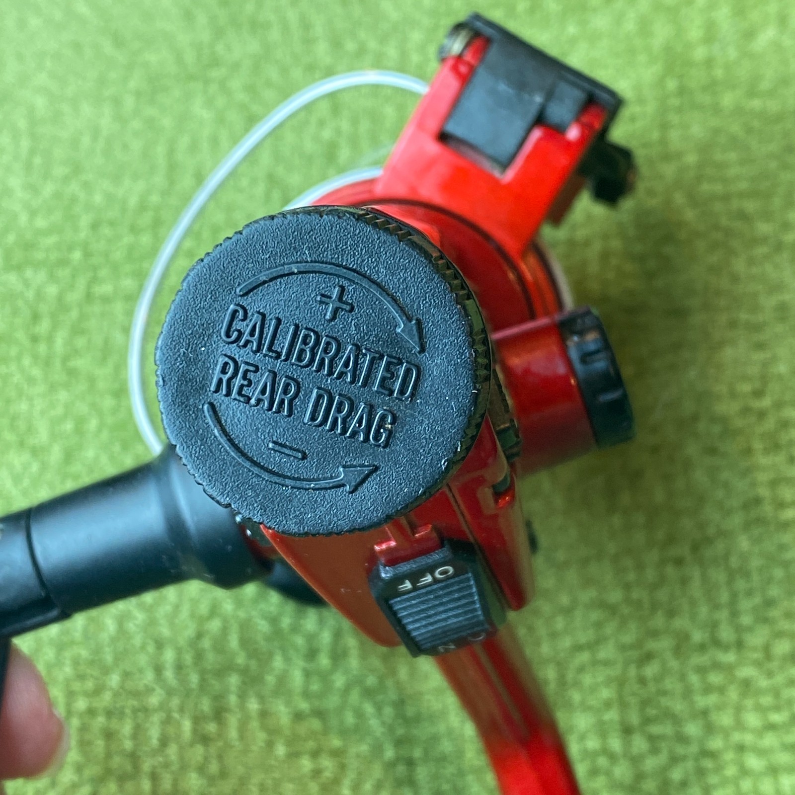 Sportfisher 350 ZX Ultra Cast Fishing Reel 1970 Red & Black