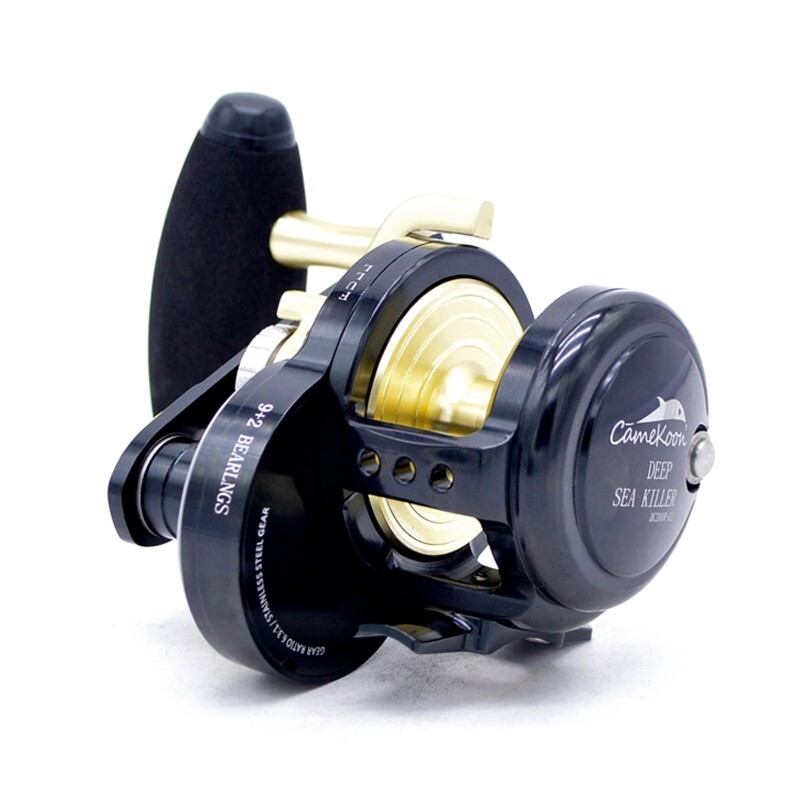 300 Size Light Jigging fishing Conventional Reel 70LB Max Drag Power Right Hand