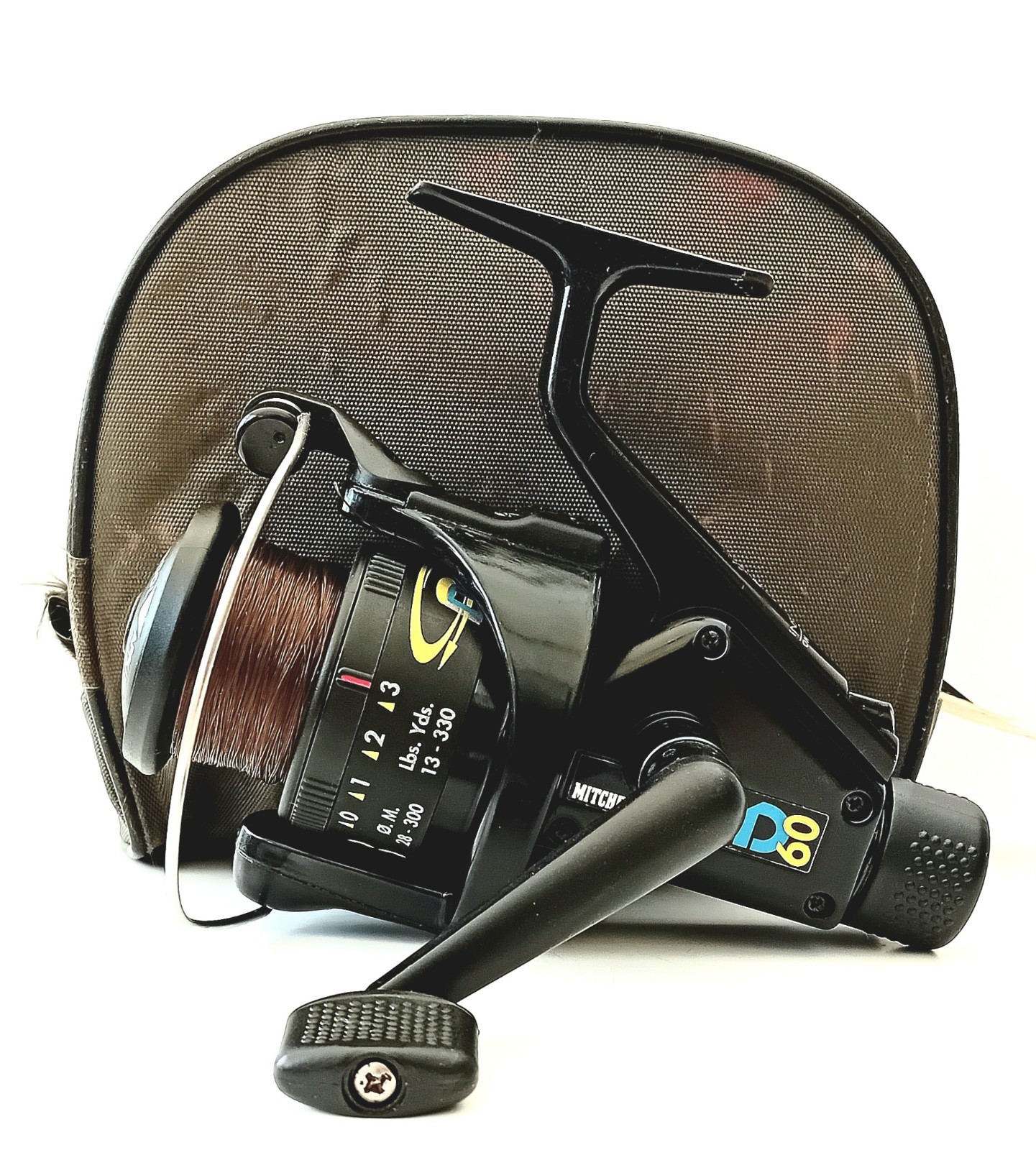 Fishing Reel Mitchell MD60 Free Spool Baitrunner + Case Carp Pike Tackle