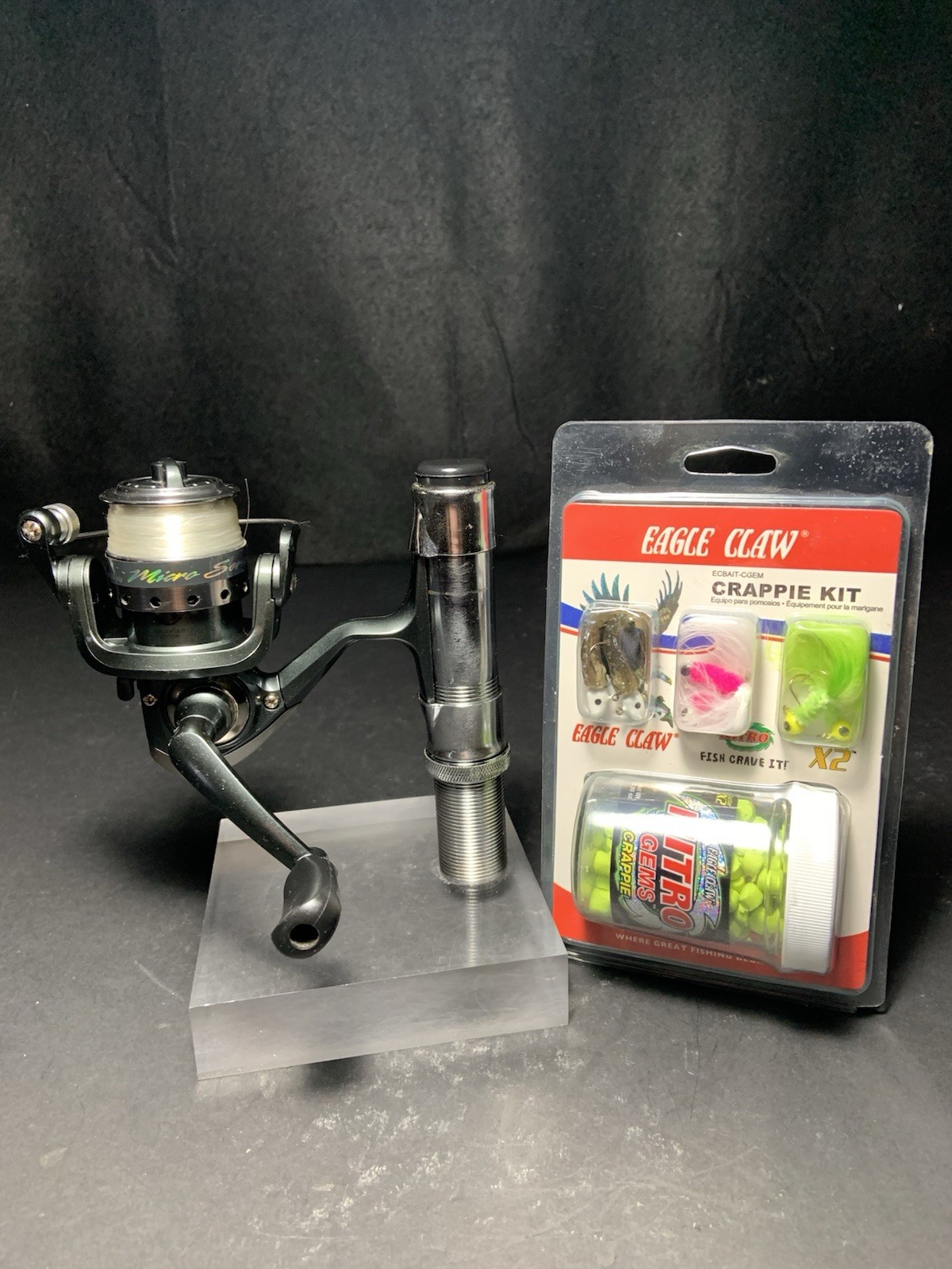 Shakespeare Micro-Series Ultra Light Spinning Reel & Crappie Kit NEW!🎣