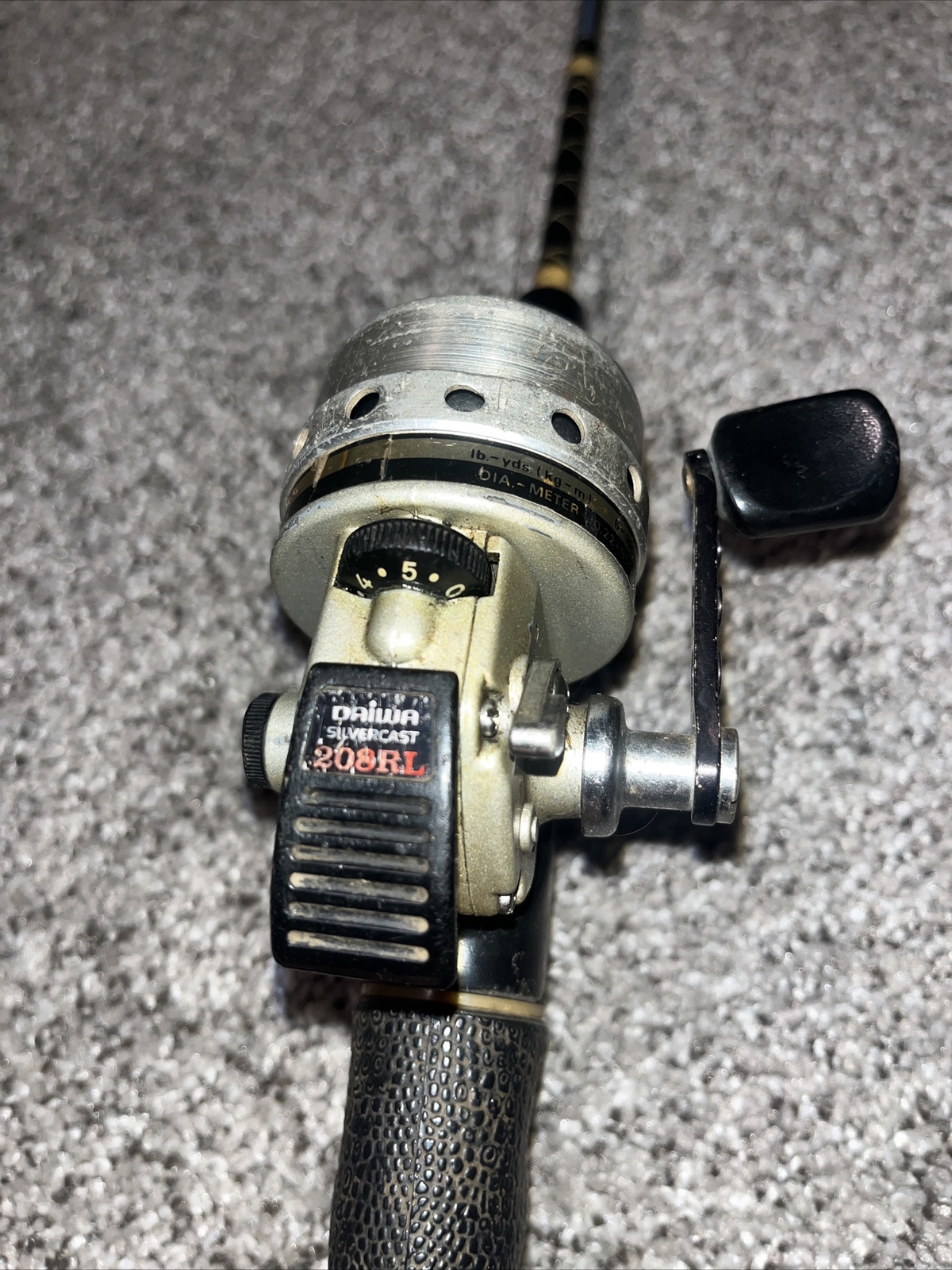 Daiwa Silvercast 208RL Made In Japan Spin Cast Reel (Rod Included)