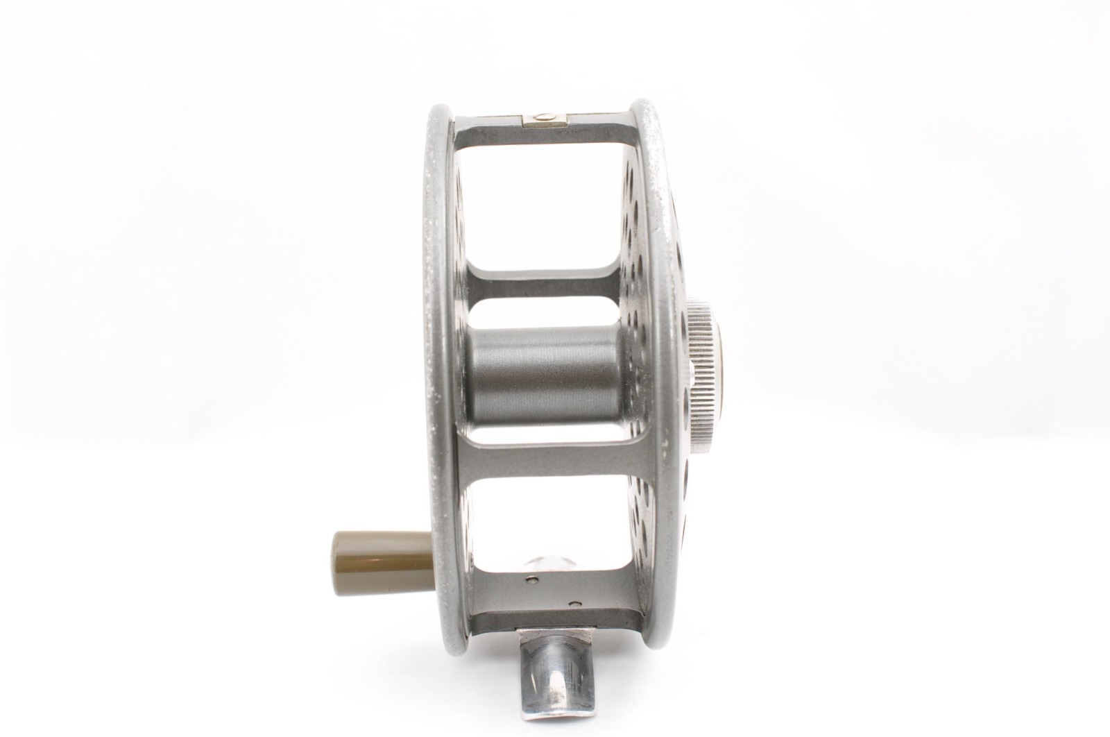Hardy J.L.H. Salmon 101mm 41mm Line #8-9 Silver Used Fly Reel Fishing Japan