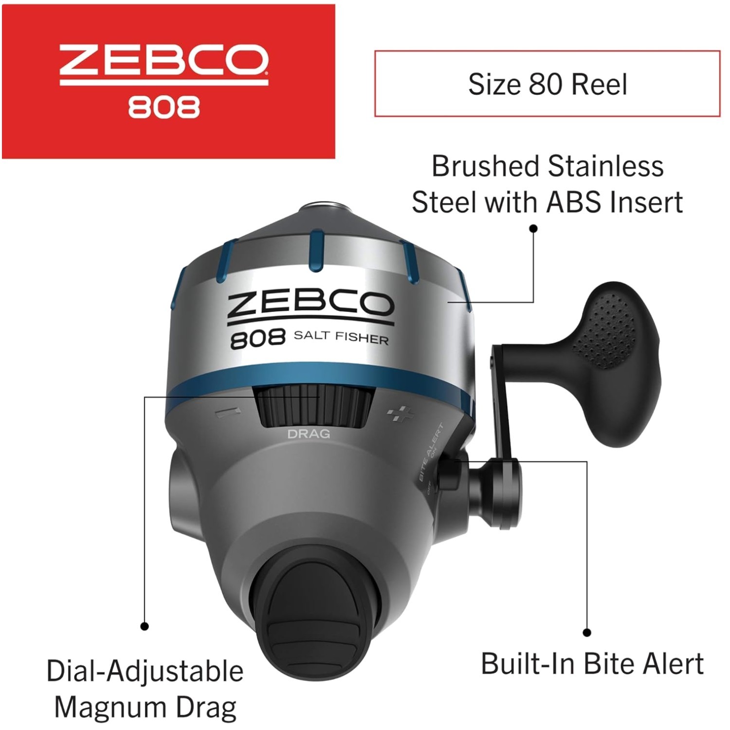 Sleek & Corrosion-Resistant Spincast Reel