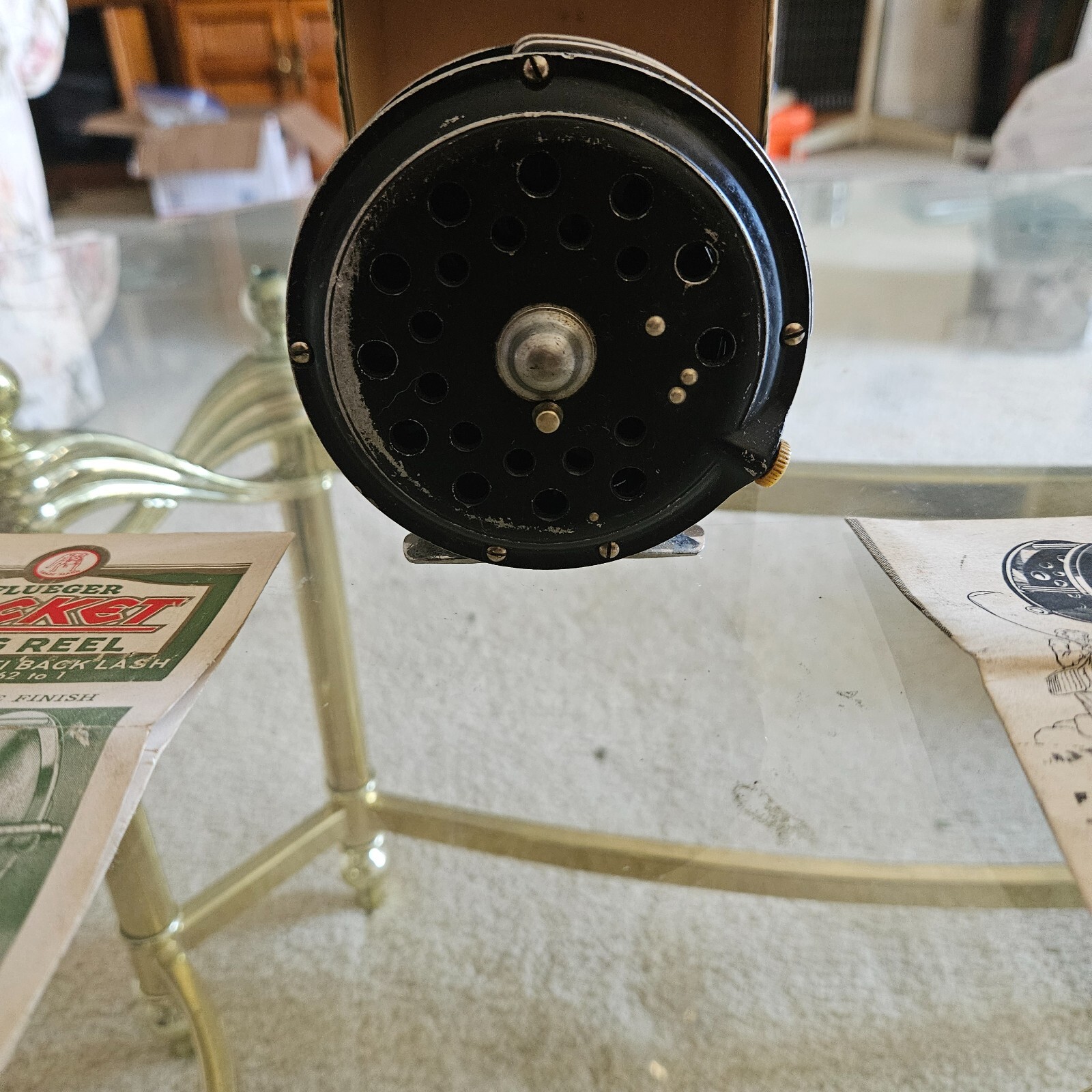 Vintage Pflueger Medalist fly reel used
