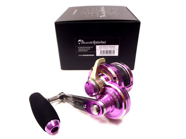 Studio OceanMark BLUEHEAVEN L30Hi/R Vi/G (24) Baitcasting Reel Violet/Gold – New