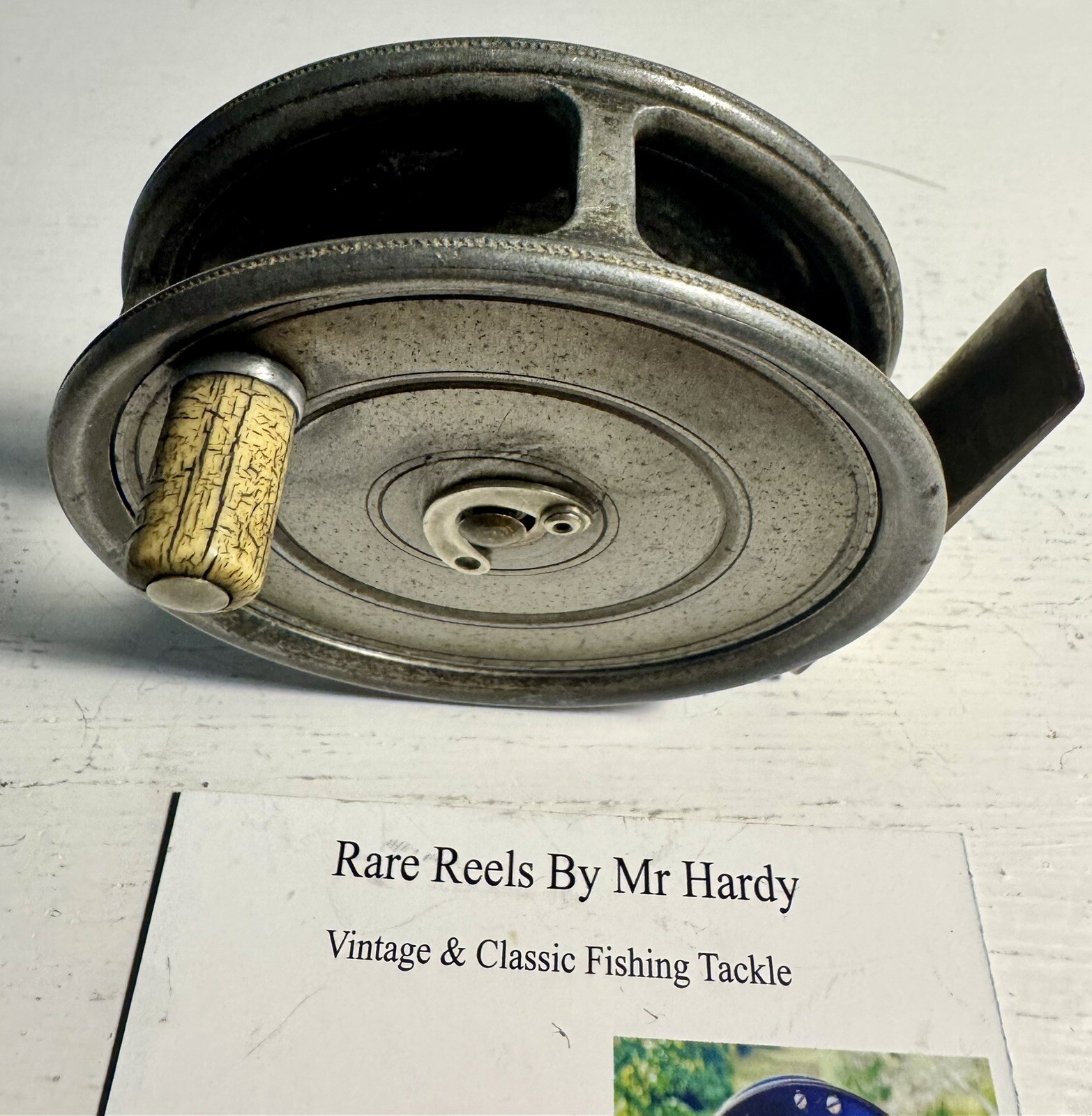 Rare Early Vintage Hardy Uniqua 3 1/8 Inch Trout Fly Reel Dup Mk 2 Check