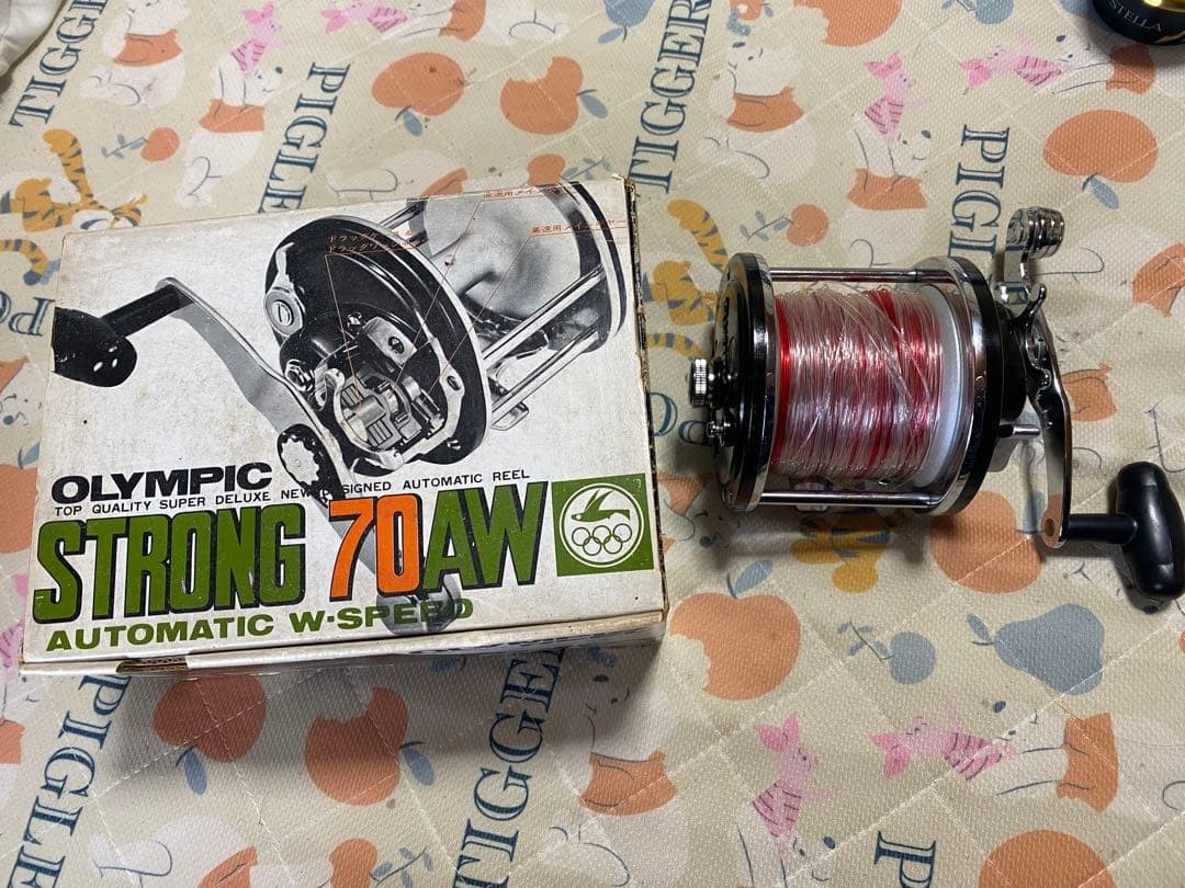 Olympic STRONG 70AW Double Shaft Reel Automatic W-Speed Used