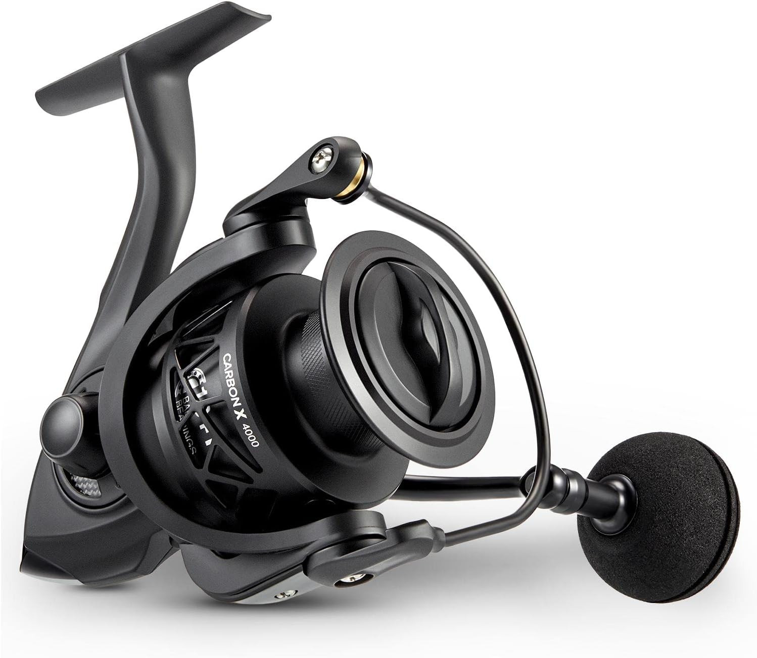 Carbon X Spinning Reels, Light to 5.1Oz, Carbon Frame and Rotor, 33Lbs Max Drag,