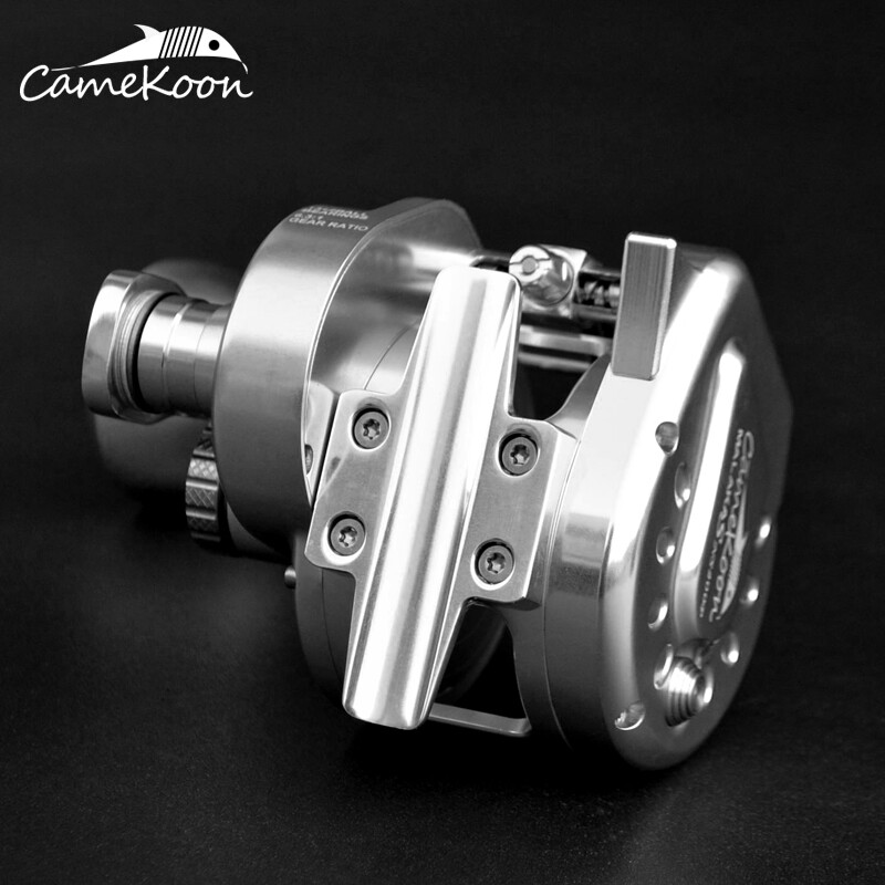 CAMEKOON Overhead Reel Right Hand 66LBs Drag Powerful Off-shore Trolling Fishing