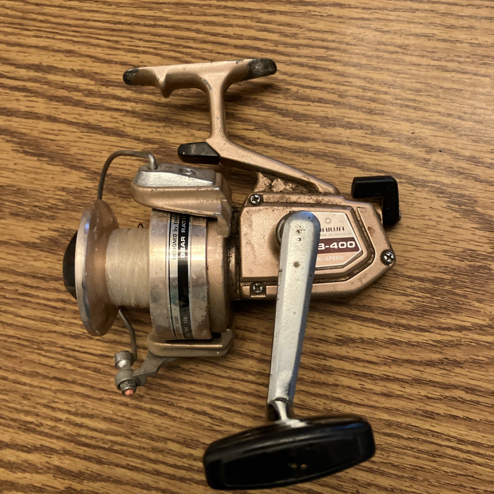 DAIWA B-400 Hi-Speed Spinning Reel, Vintage Fishing Tackle