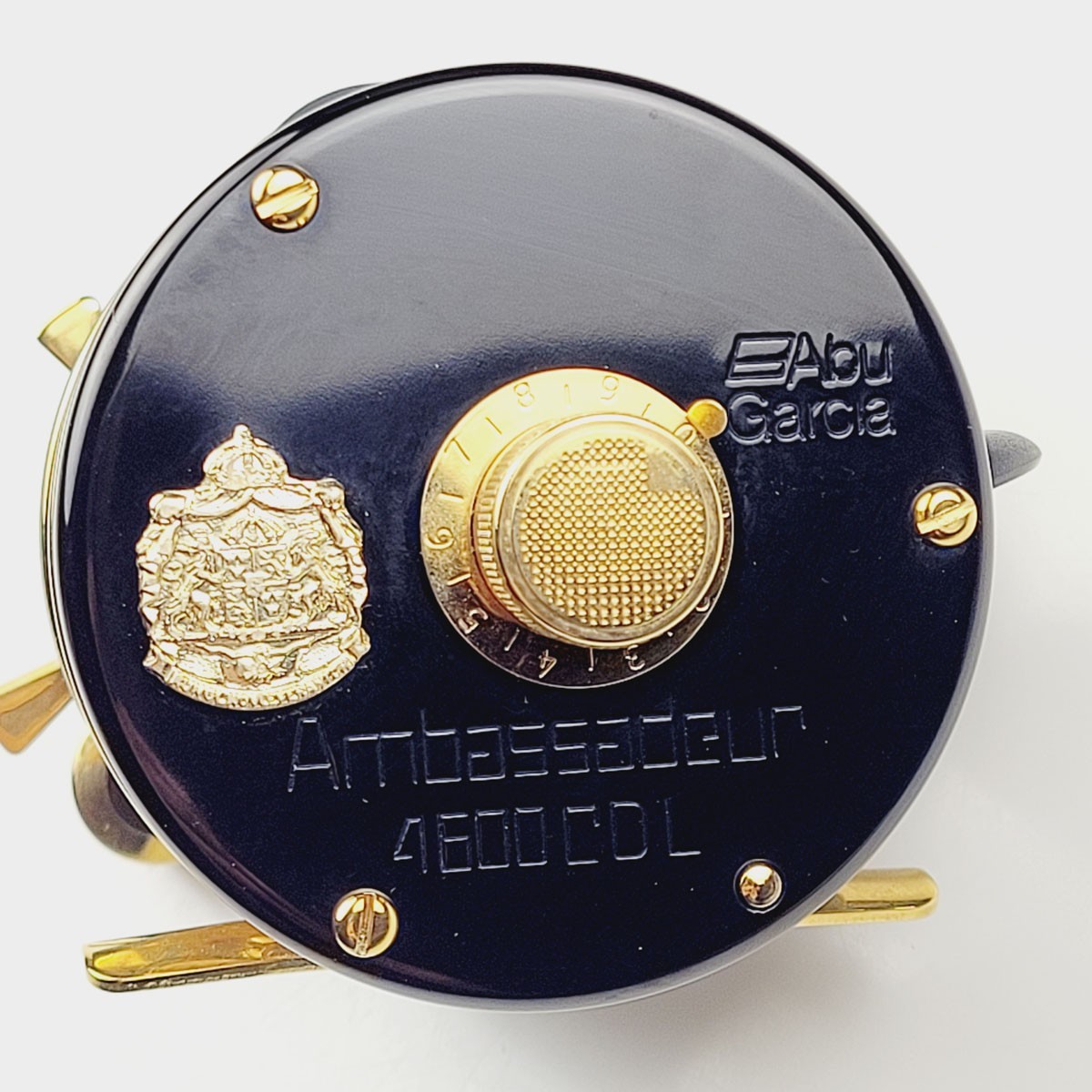 Abu Ambassadeur 4600 CDL Reel new no box 24kt gold plated