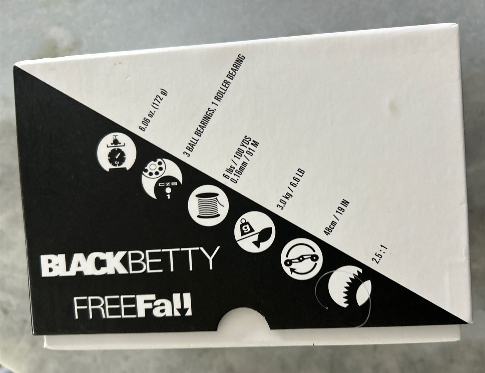 Fishing 13 Black Betty Free Fall BBCFFW2.5LH