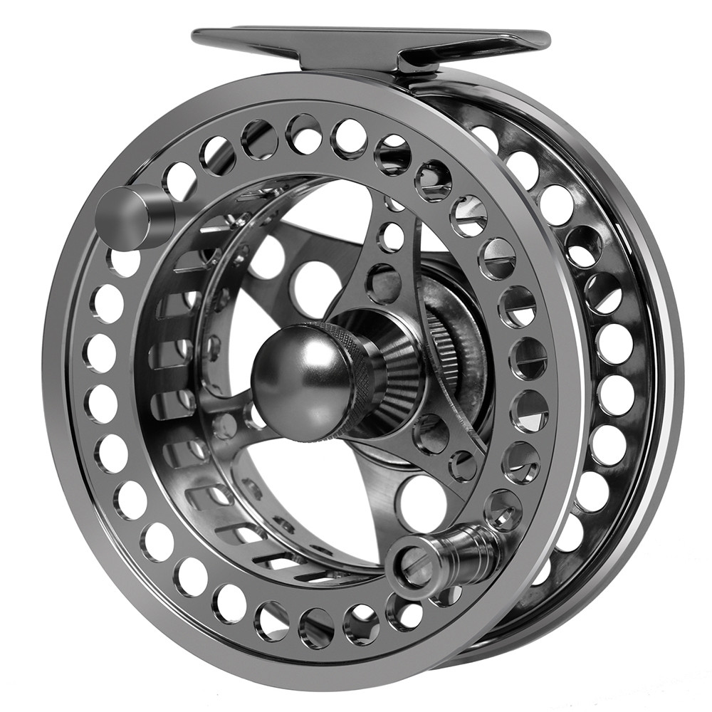 CNC-machined Large Arbor Fly Fishing Reel 3/4 5/6 7/8 9/10WT with Spare Spool