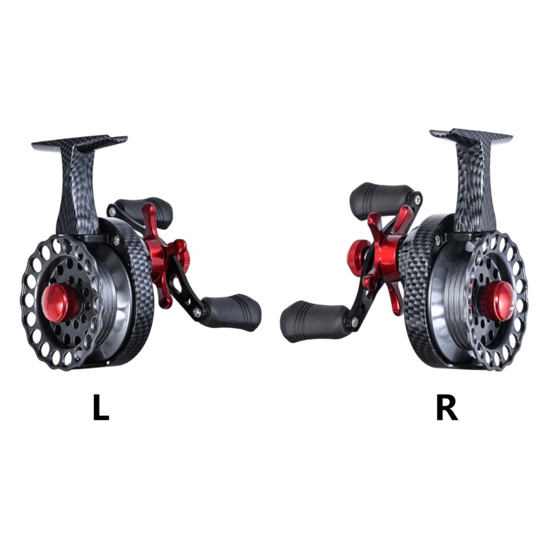 Ice Fishing Reels 4+1 Balls Bearings Ice Reels 3.5:1 Gear Ratio Fishing Reels