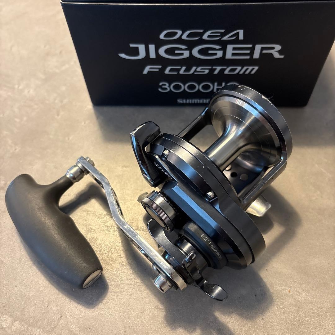 Shimano 19 Ocea Jigger F Custom 3000HG Right Jigging Reel Shimada Custom Handle