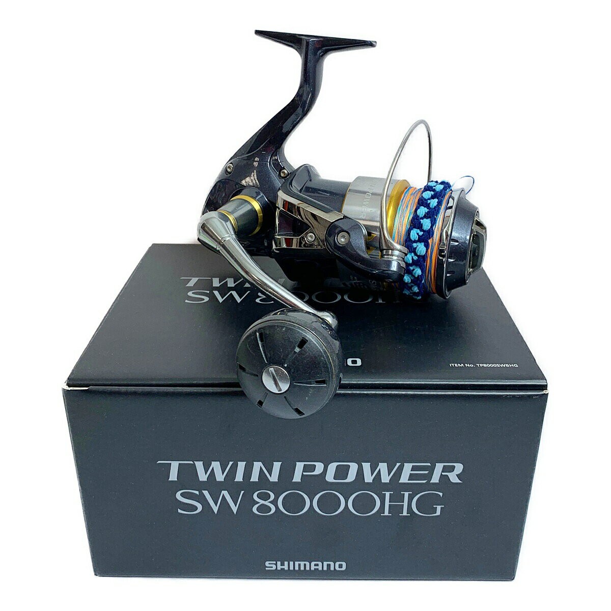 Used SHIMANO 15 Twin Power SW8000HG Spinning Reel B Rank JP