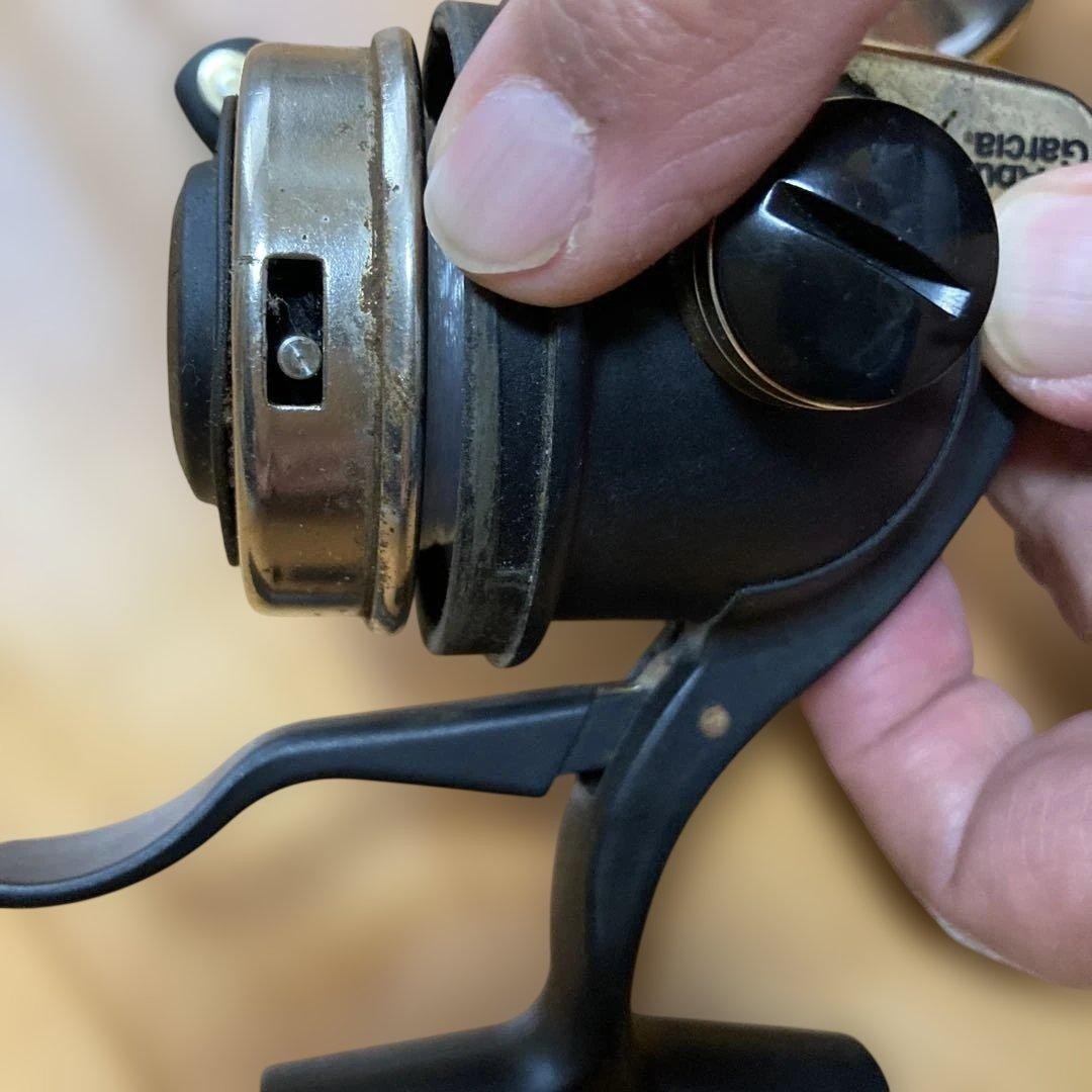 Abmatic 275U Spin Cast Reel Black Gold 4lb 60m Line Used
