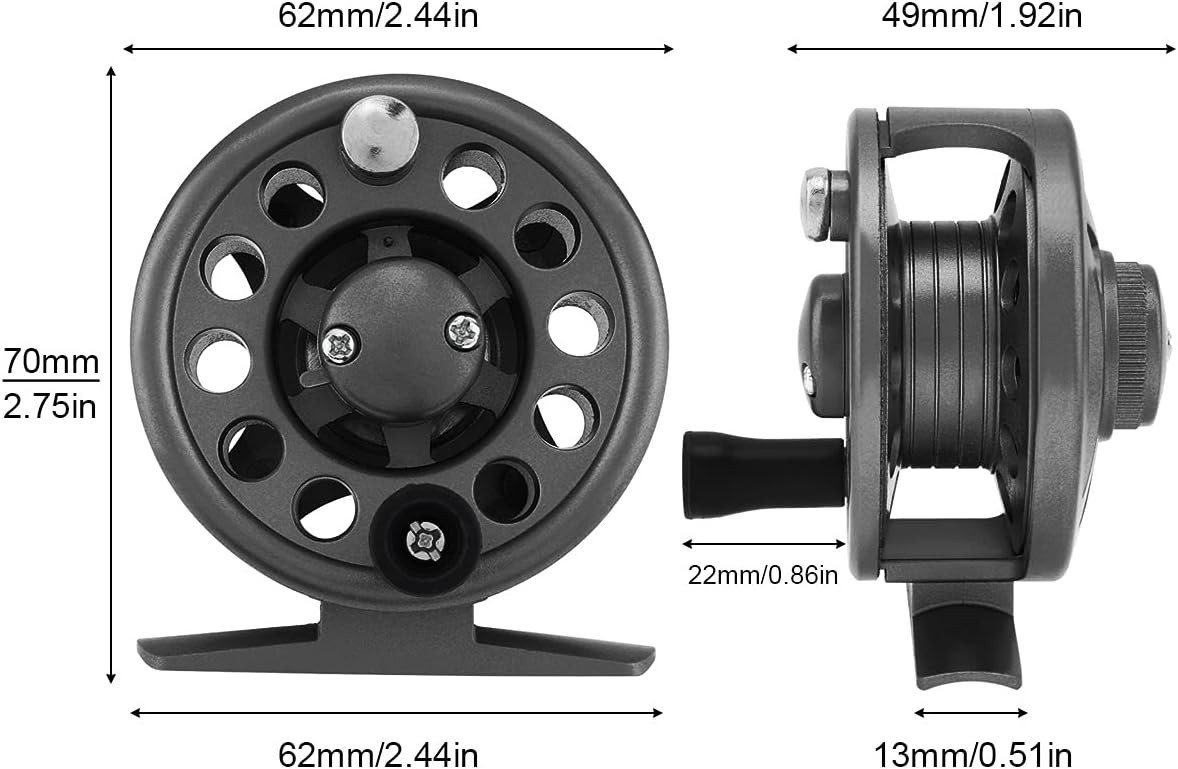 Fly Fishing Reel Fishing Wheel, Fly Ice Fishing Reel Spinning Fishing Reels, …