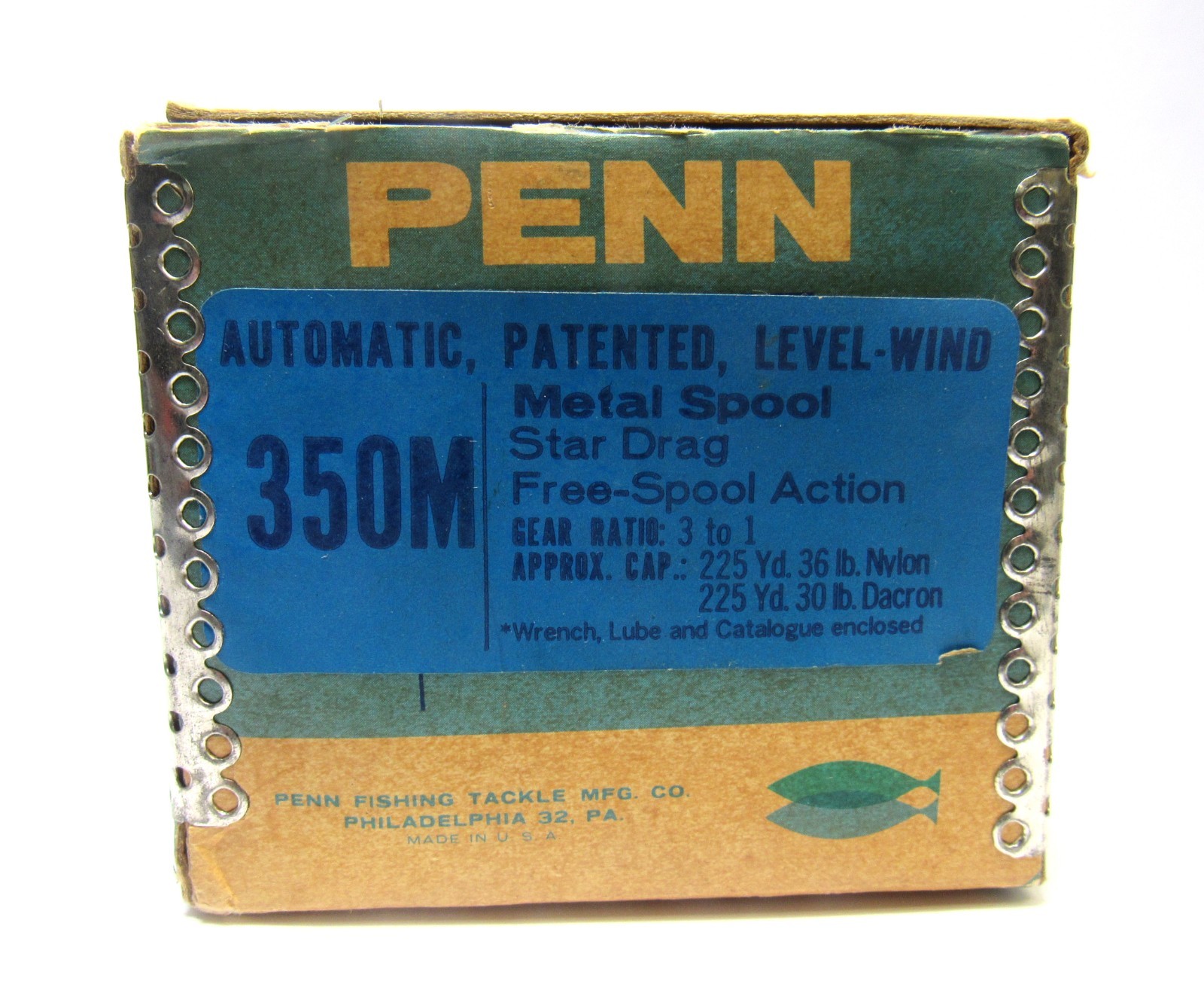 PENN REELS Automatic Patented Level-Wind Metal Spool Star Drag 350M