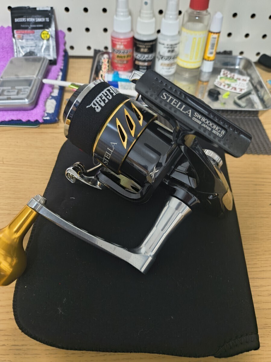 Shimano Stella Sw 8000Hg Bb Power Handle Custom Powerhandle