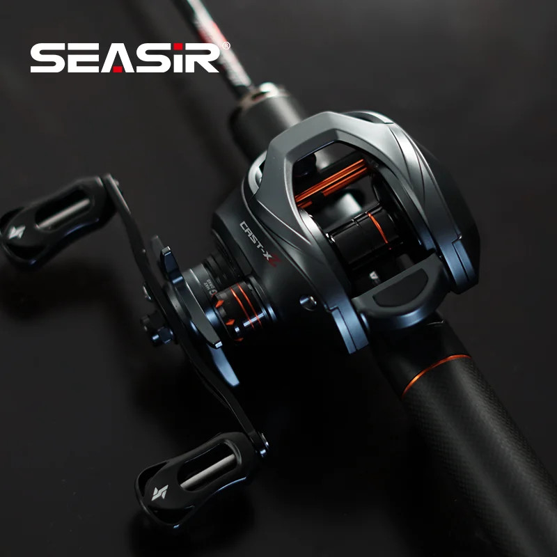 Cast-X2 Baitcasting Reel 7.3:1 High Speed Gear Ratio Drag 8.5KG Aluminum Carbon