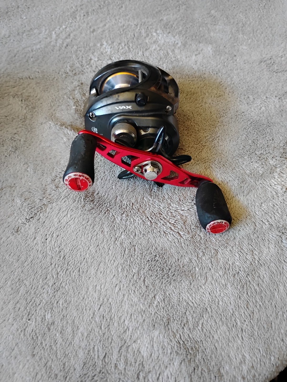 Taboo Garcia Black Max Baitcaster Fishing Reel Right-handed