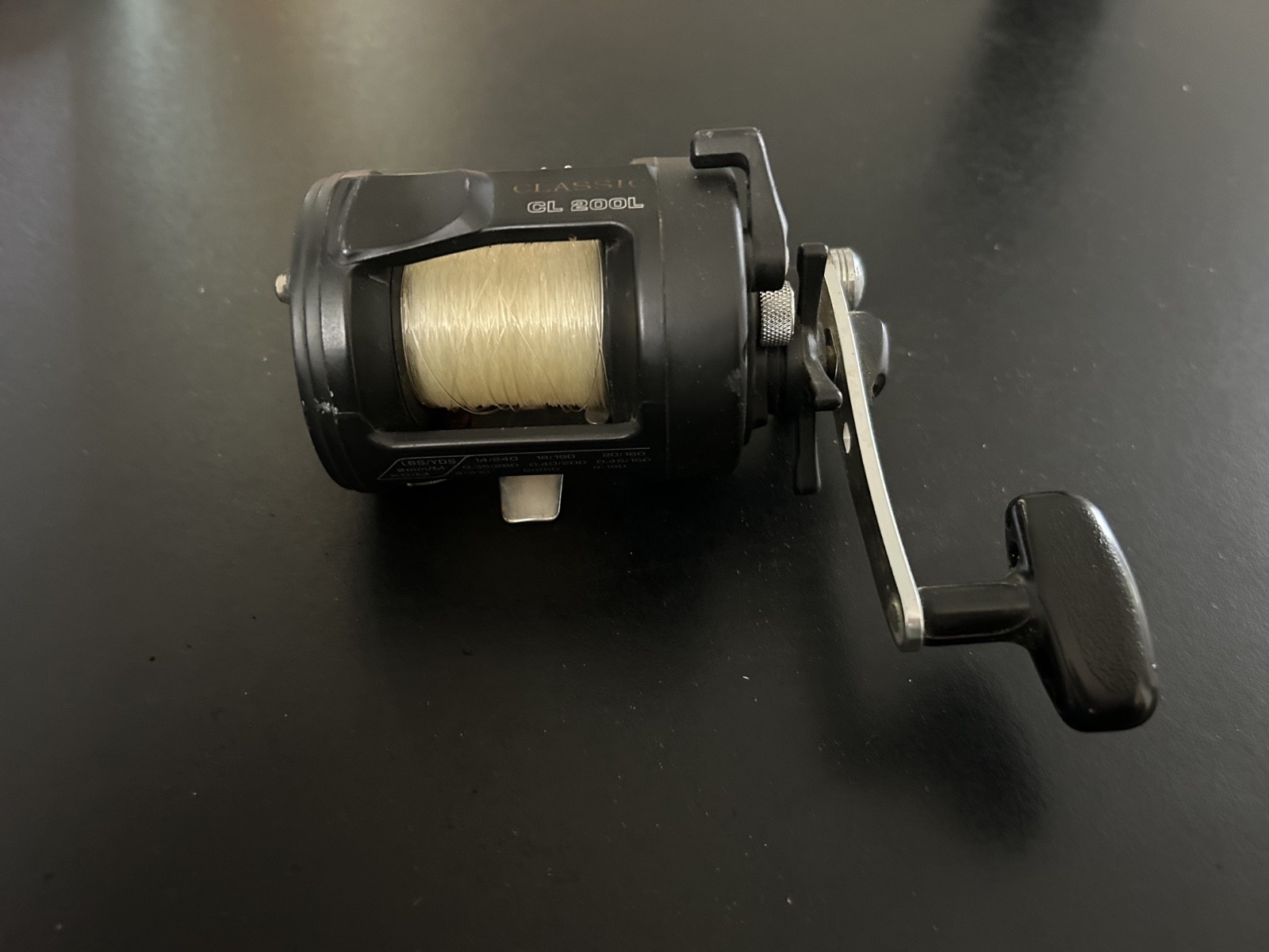 Okuma Classic CL 200L Gear Ratio 5.1:1 Levelwind Fishing Reel *Pre Owned*