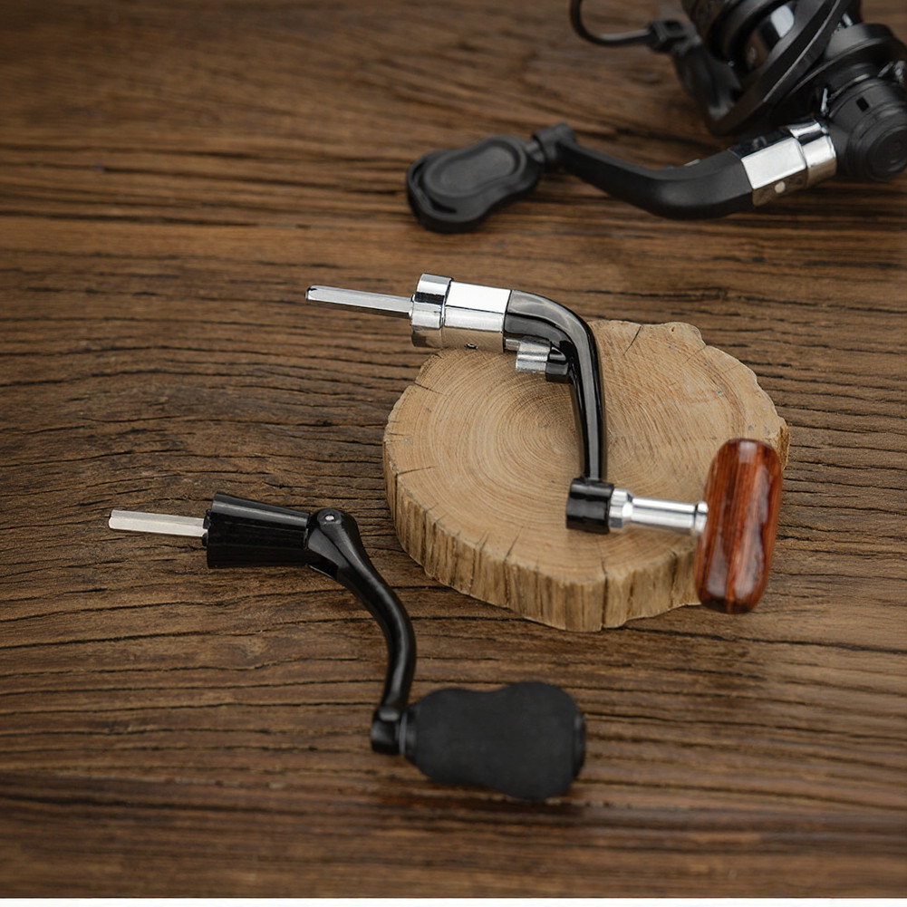 Folding Crank Handle for Fishing Reels Made of Zinc Alloy Aluminum Alloy Nylon