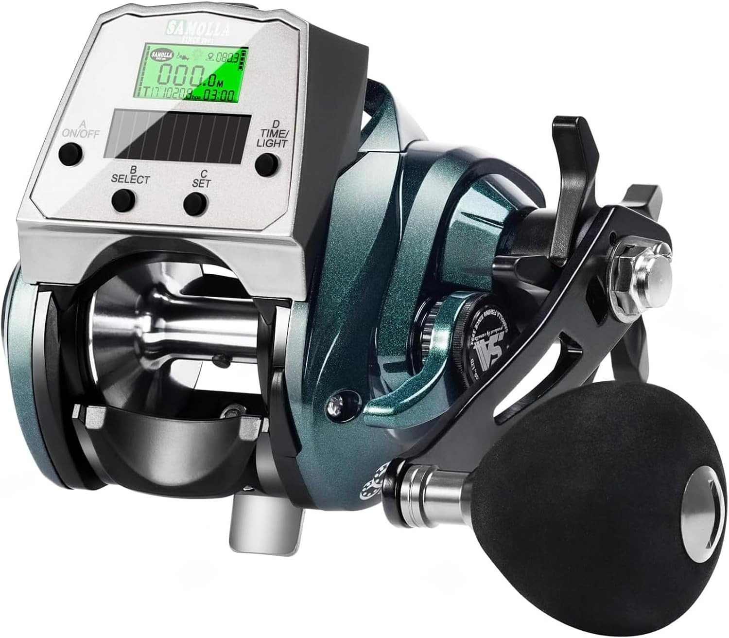 Ultralight Electric Baitcasting Reel with LCD Display & 6.3:1 Gear Ratio