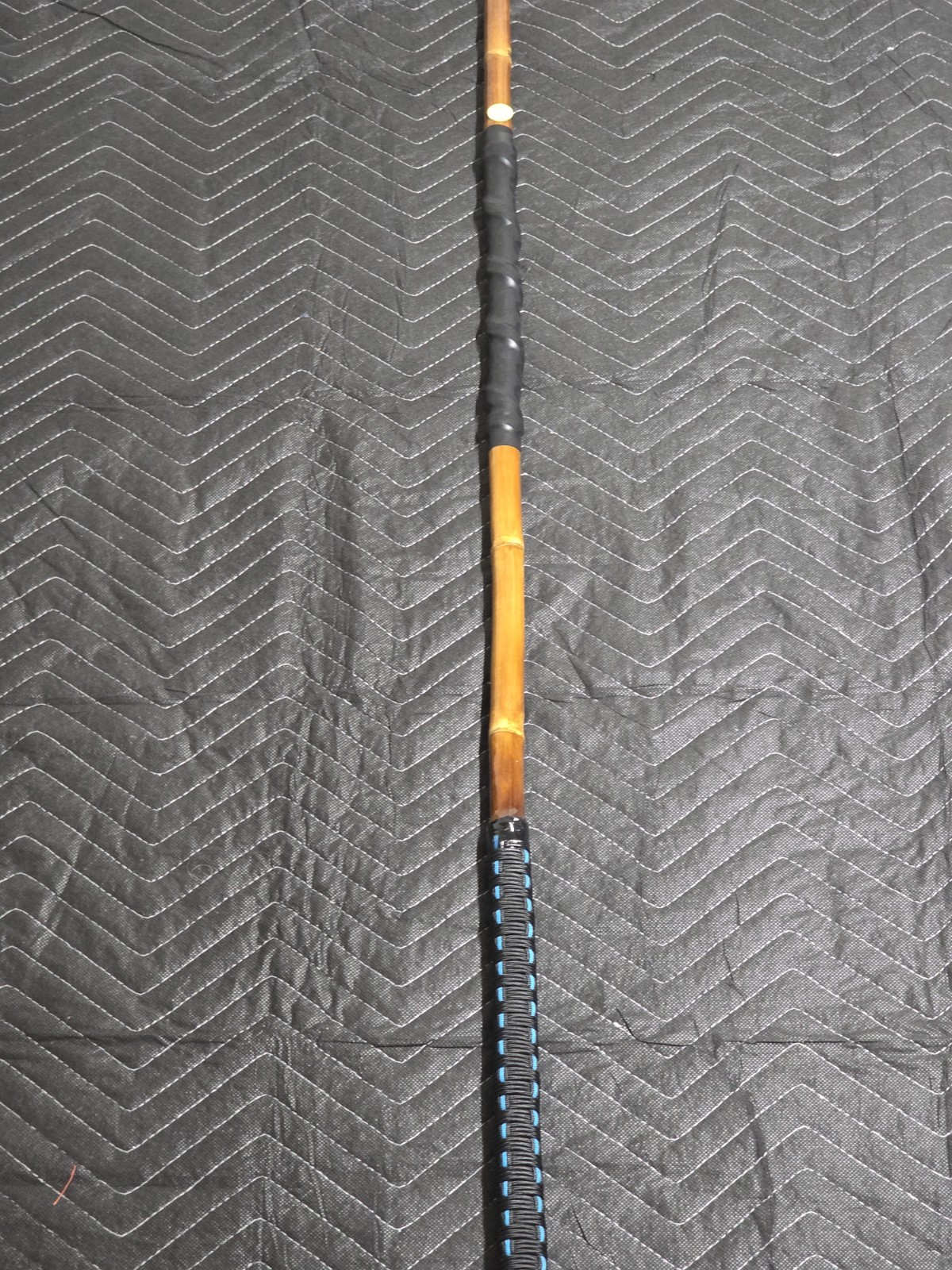 6′ CUSTOM FISHING GAFF, 2.5″ TITANIUM (Gr5) HOOK, CUSTOM WRAPPED GRIPS
