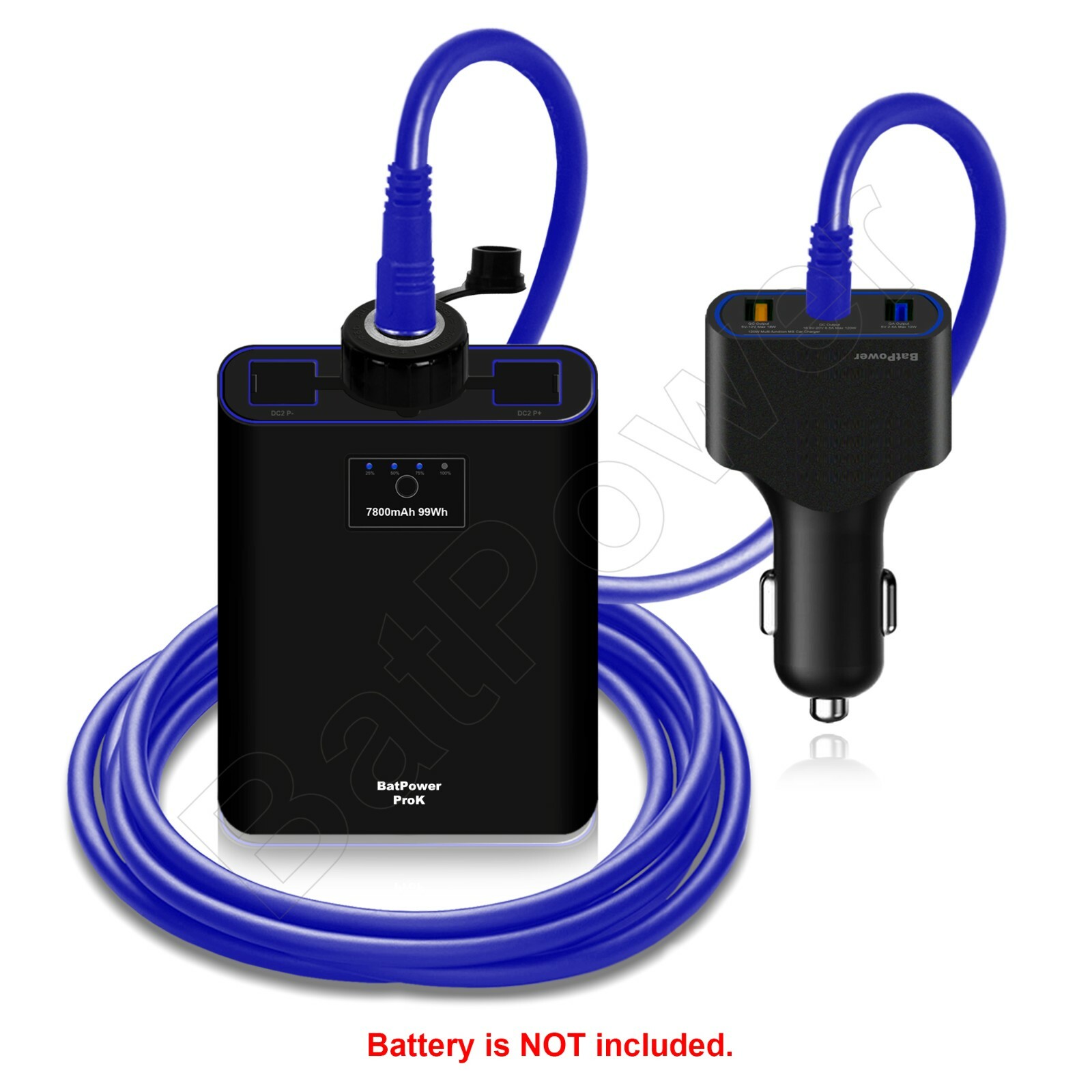 BatPower ProK Electric Reel Battery Car Charger Adapter Power for Banax Kaigen