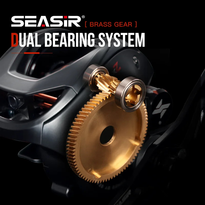 Cast-X2 Baitcasting Reel 7.3:1 High Speed Gear Ratio Drag 8.5KG Aluminum Carbon